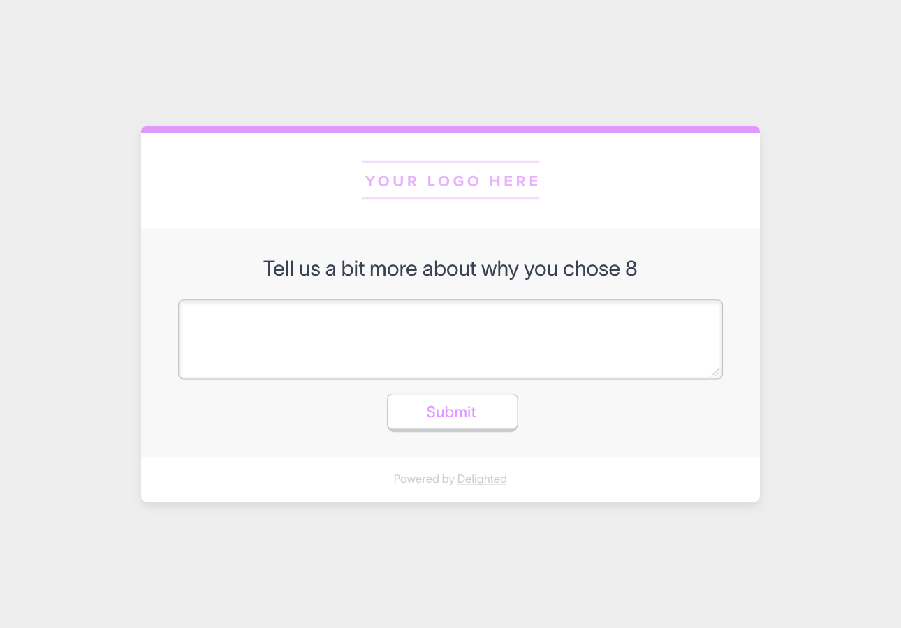 net promoter score follow-up question